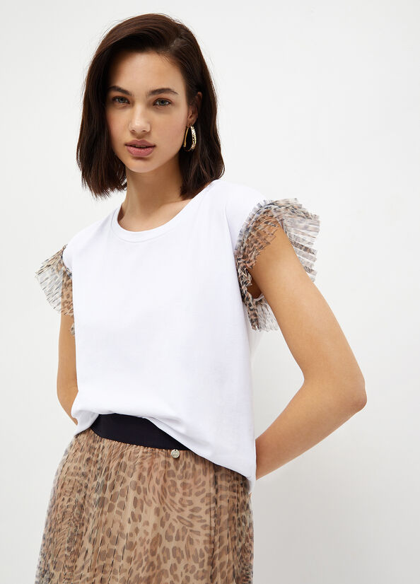 T-shirt con motivo animalier