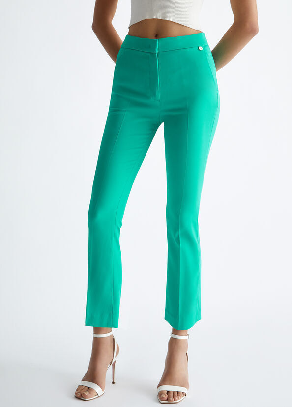 Pantaloni cropped ecosostenibili