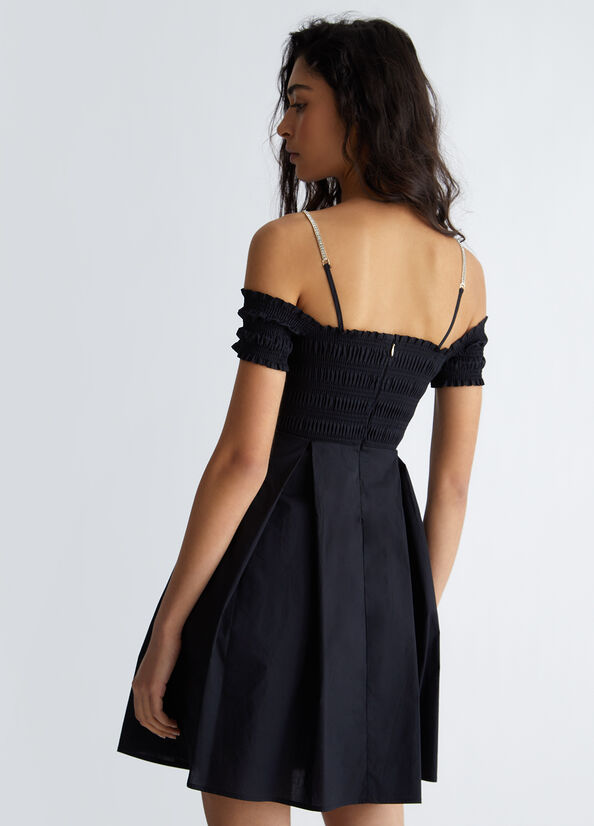 Vestito in popeline di cotone