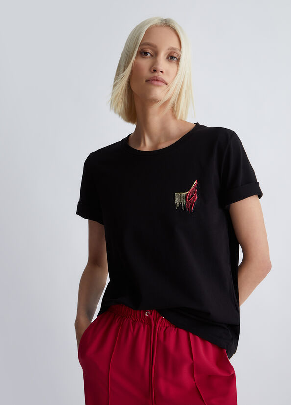 T-shirt con logo