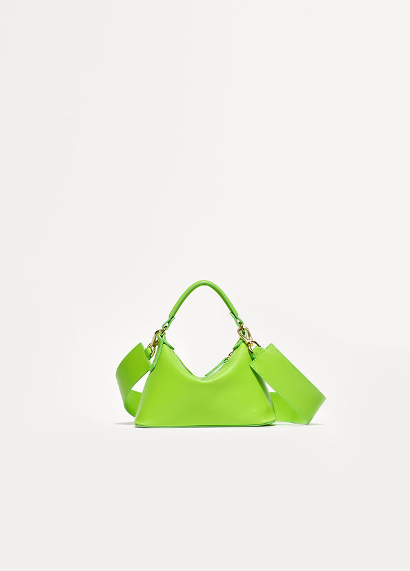 Mini borsa hobo in pelle