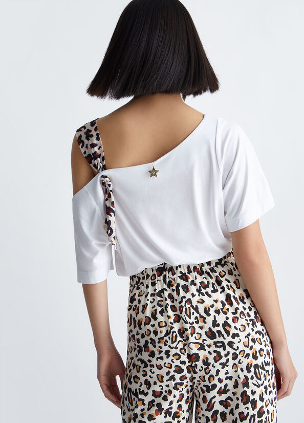 T-shirt con fiocco