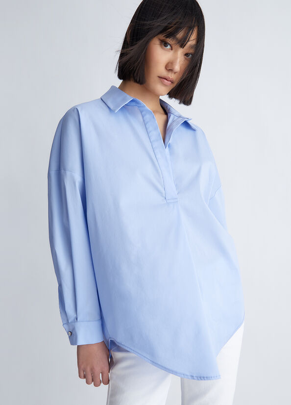 Blusa in popeline