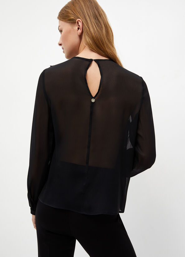 Blusa in georgette