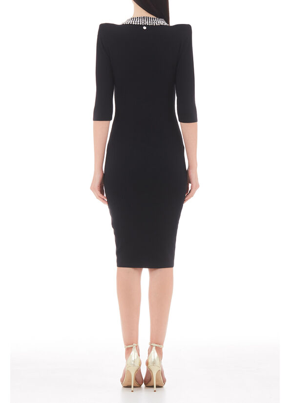 Vestito ecosostenibile con spalline imbottite