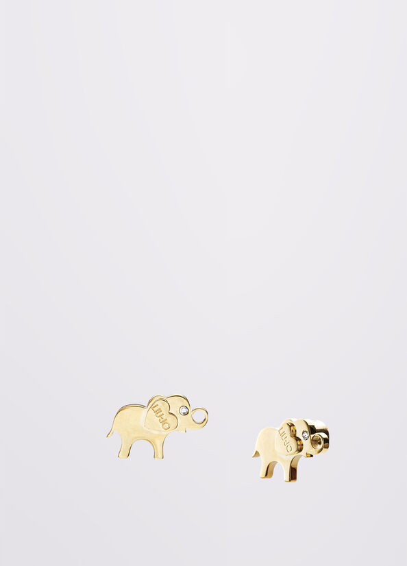 Orecchini elefante con strass