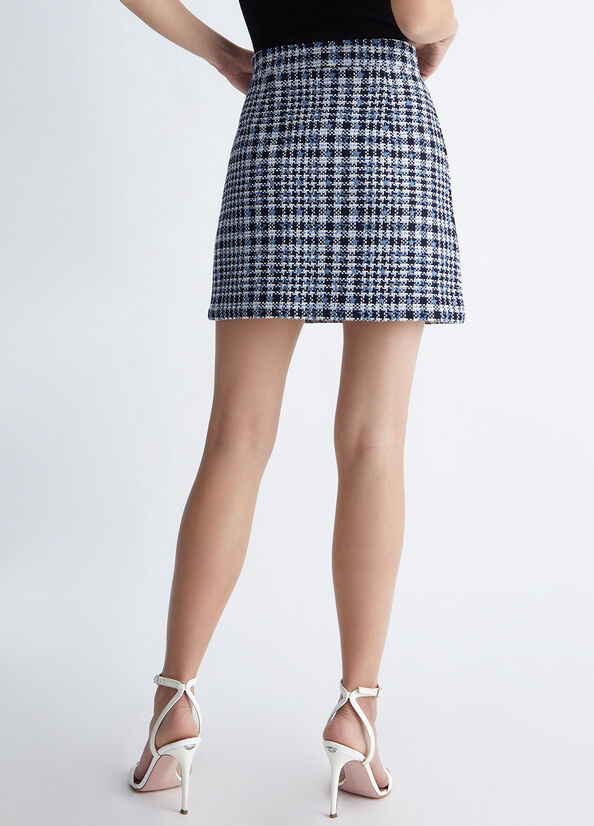 Minigonna in tweed
