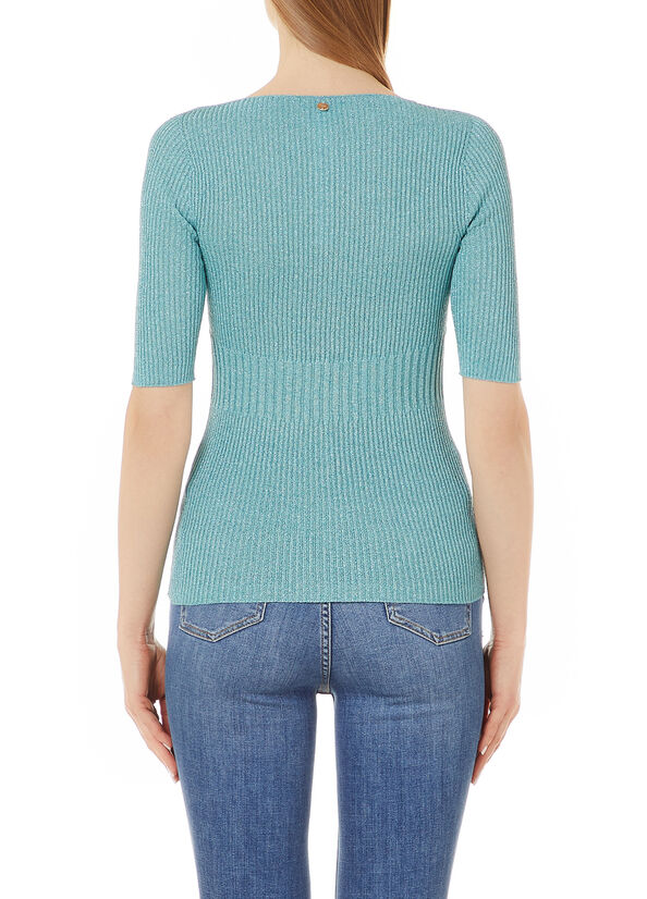 Top lurex® in maglia