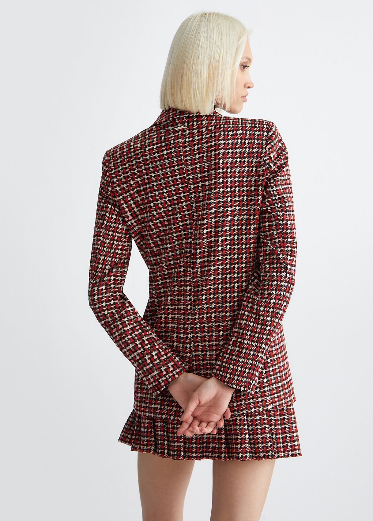 Houndstooth jumper