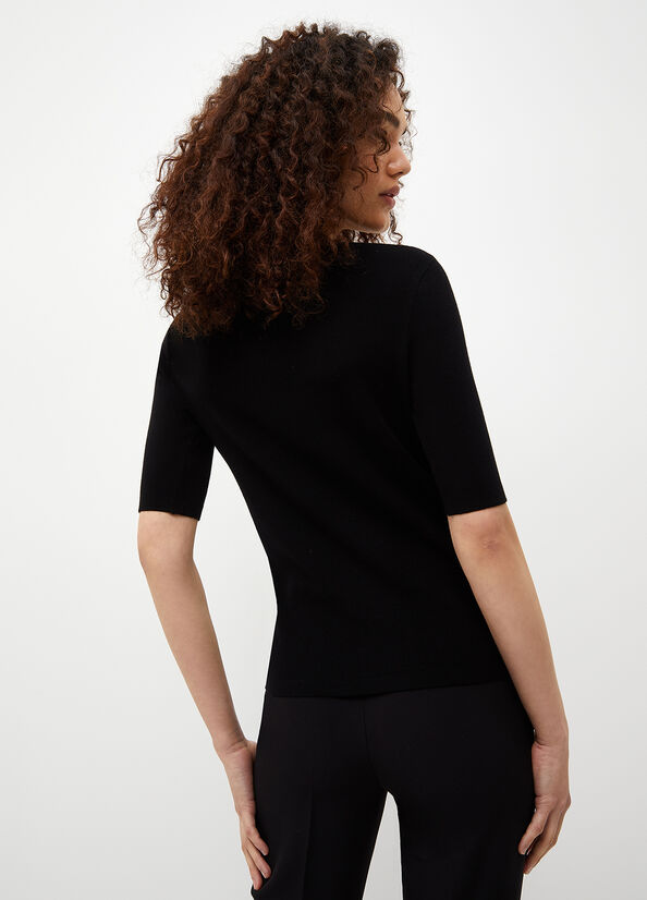 Maglia nera ecosostenibile