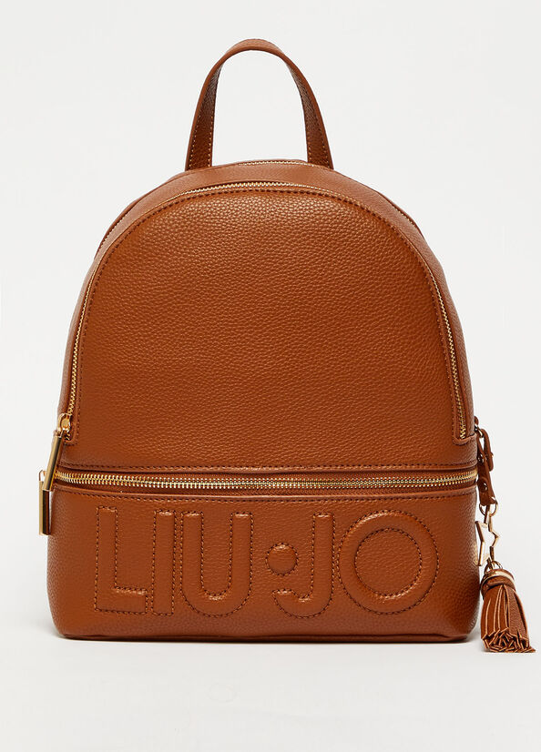 Zaino con maxi logo