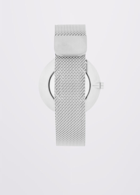 Orologio in acciaio con logo