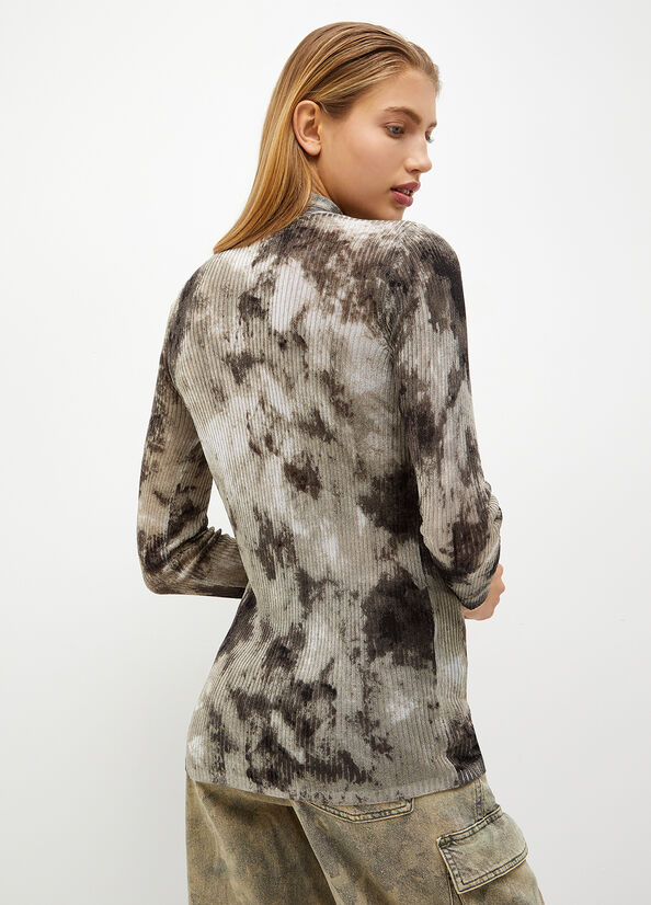 Cardigan marble in maglia