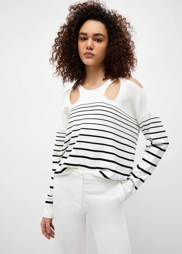 Maglia ecosostenibile a righe