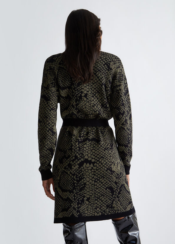 Vestito jacquard ecosostenibile