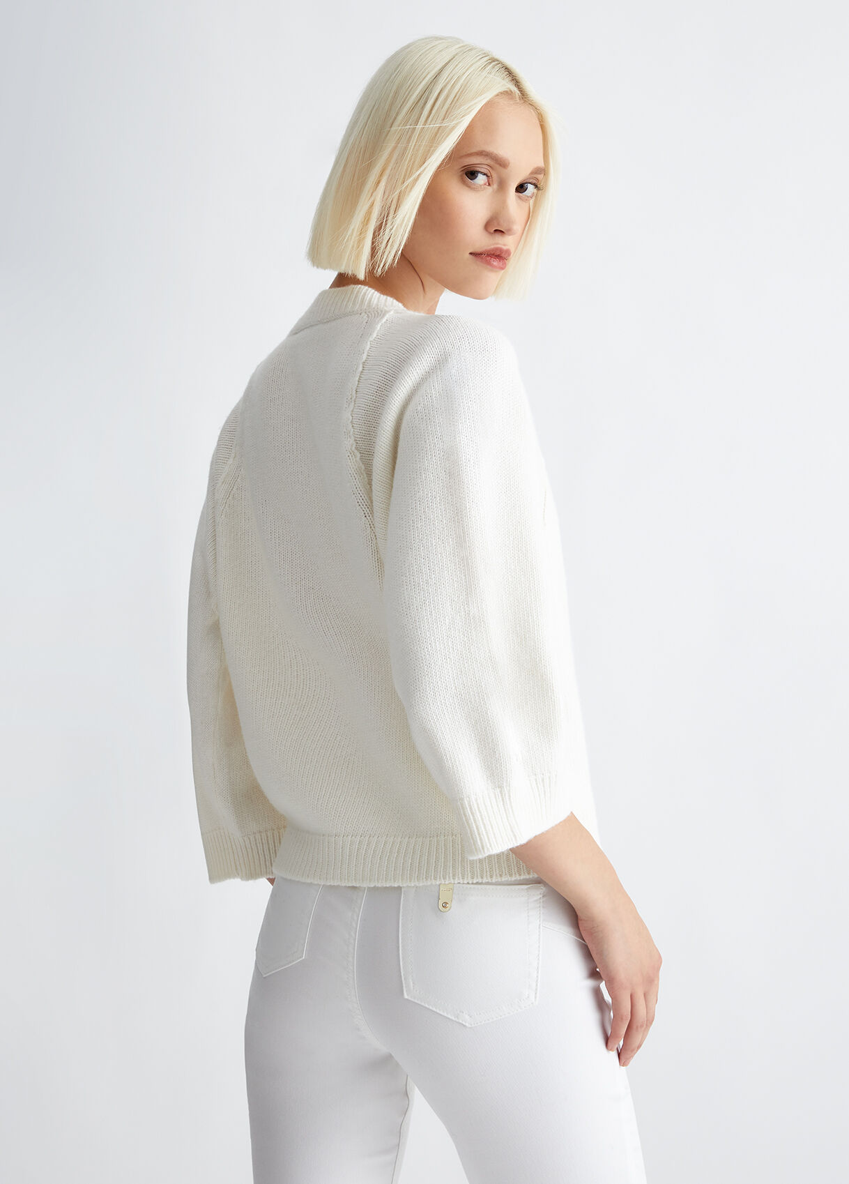 Cashmere wool blend jumper