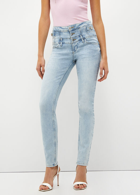 Jeans skinny bottom up