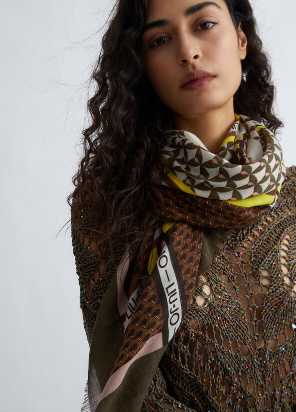 Foulard ecosostenibile con stampa