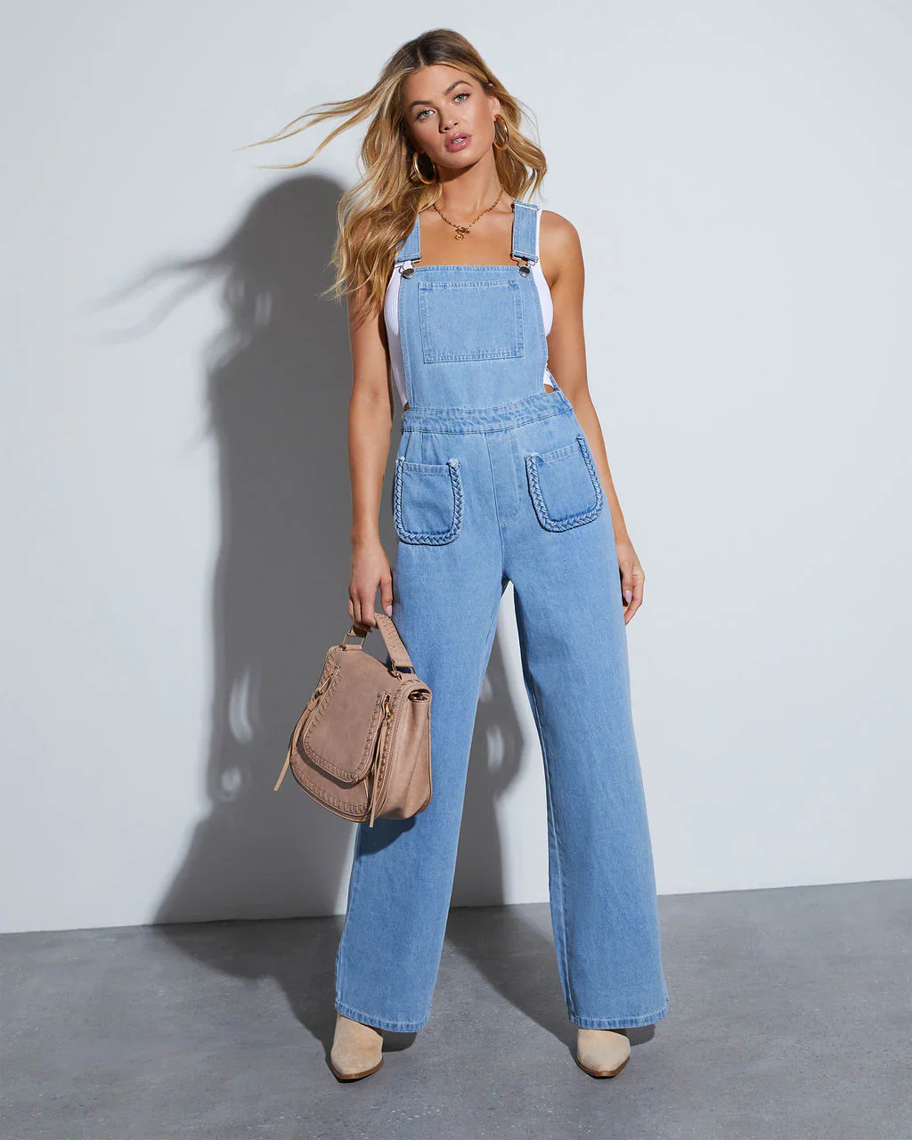 WFMD Merissa Wide Leg Overalls