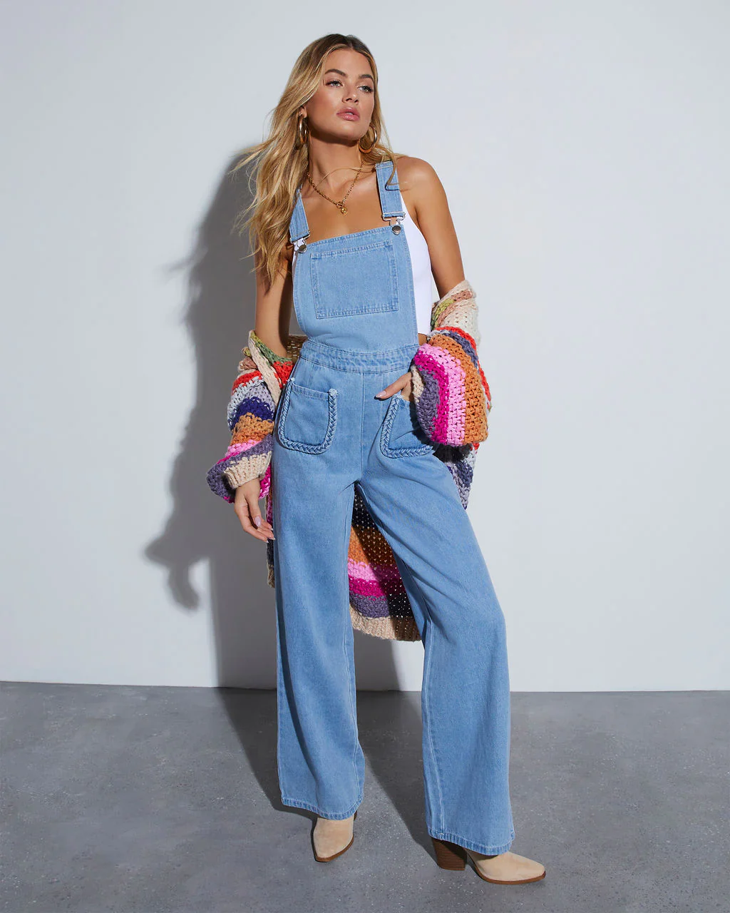 WFMD Merissa Wide Leg Overalls