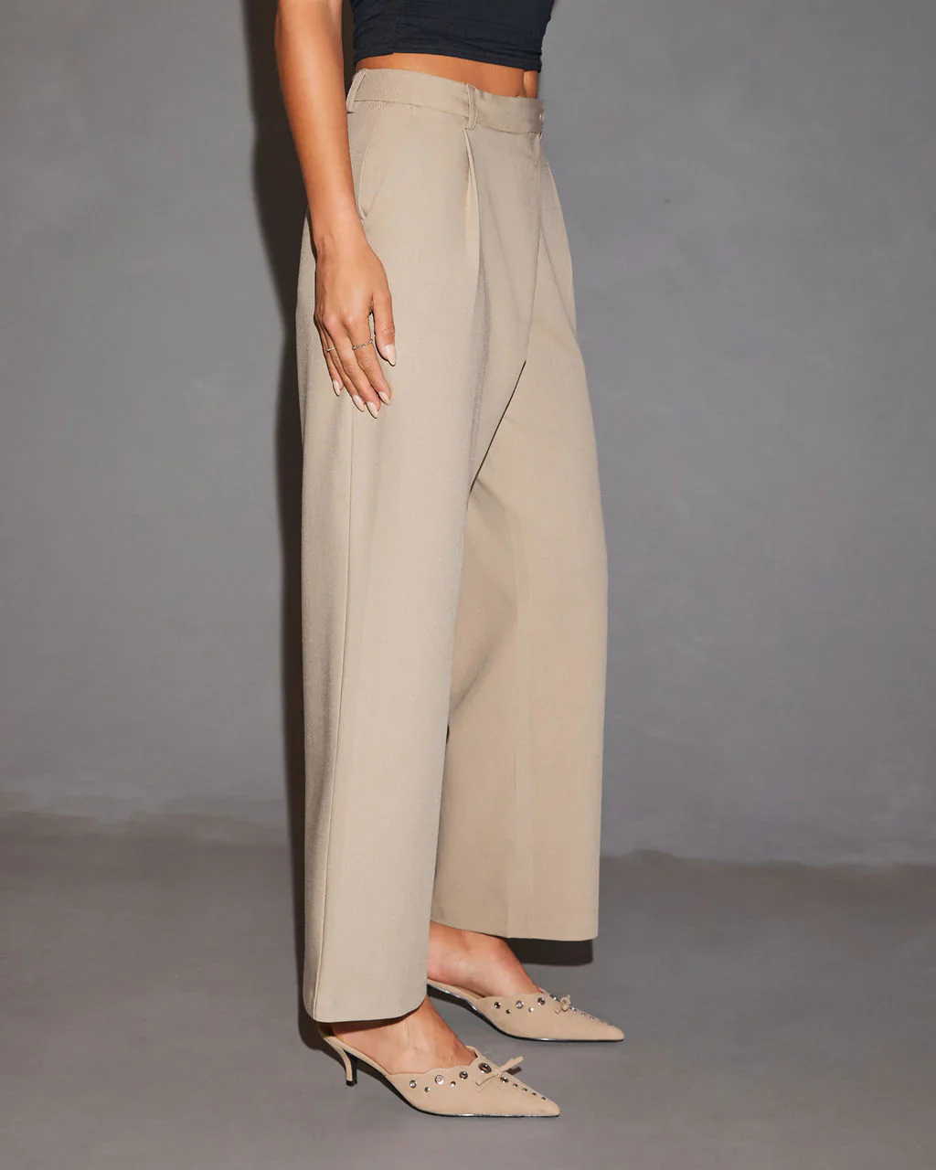 WFMD Marisol Criss Cross Straight Leg Trouser
