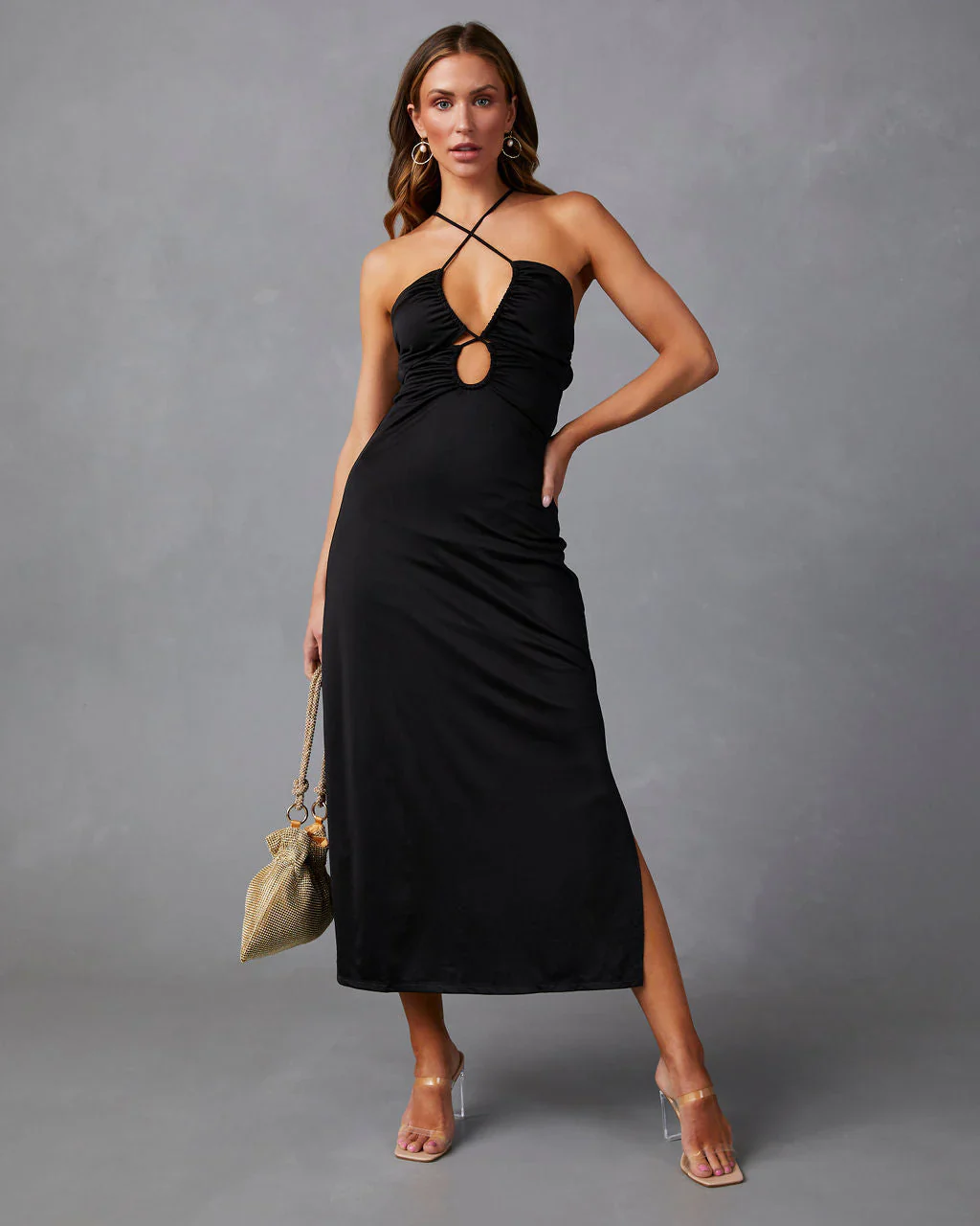 WFMD Sweet Amore Cutout Midi Dress