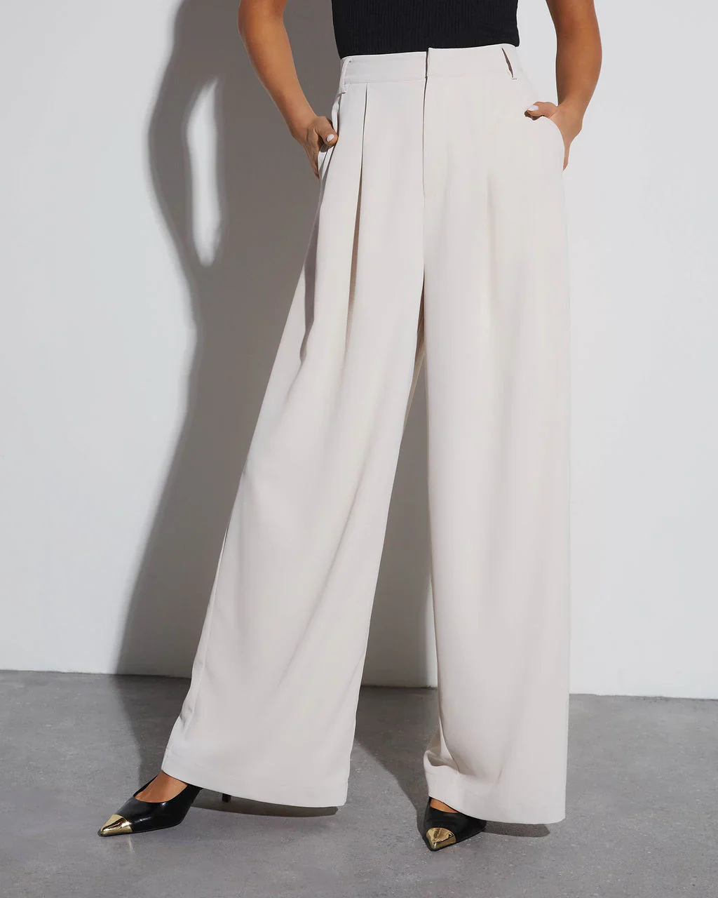 WFMD Madrigal Pocketed Wide Leg Pants
