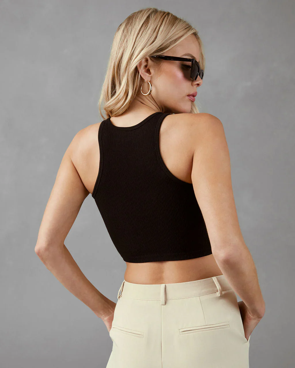 WFMD Josie Ribbed Crop Tank