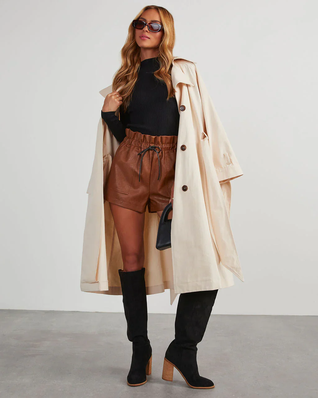 WFMD Tobey Ribbed Mock Neck Sweater