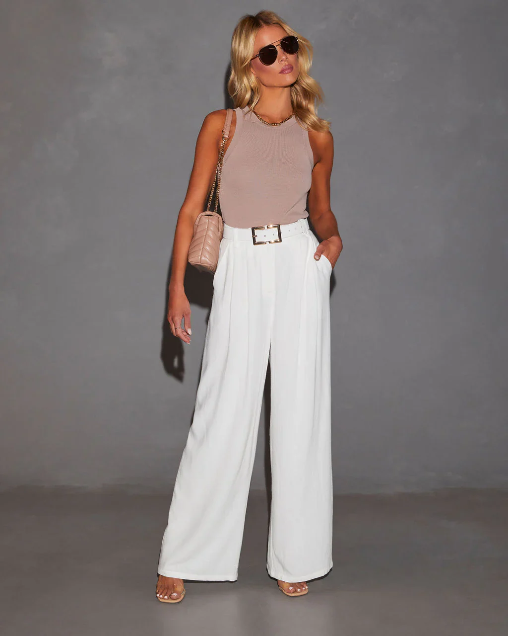 WFMD Kourtney Sleeveless Knit Tank