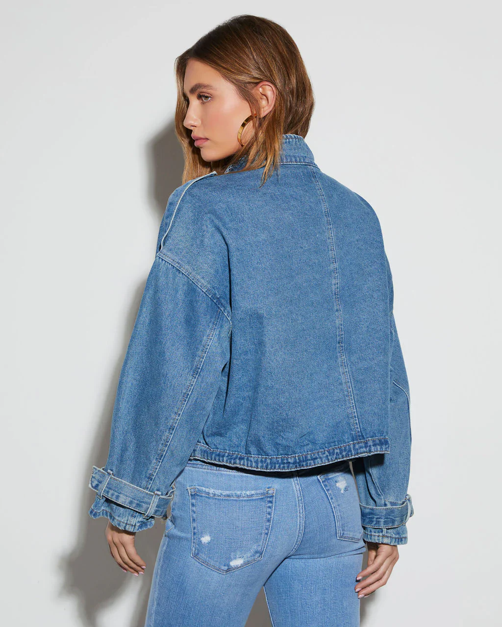 WFMD Western Chic Denim Jacket