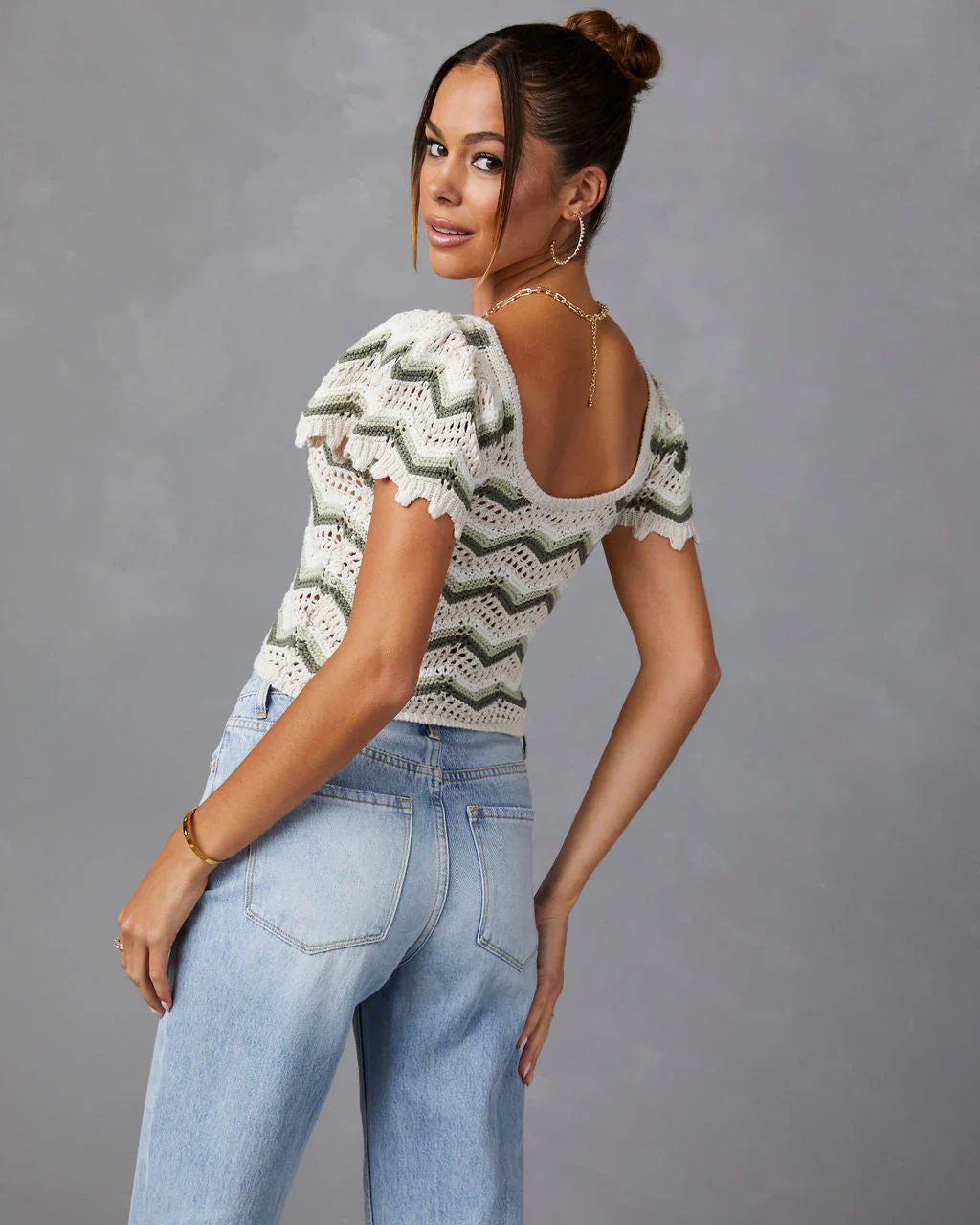 WFMD Maelis Knit Crop Cardigan