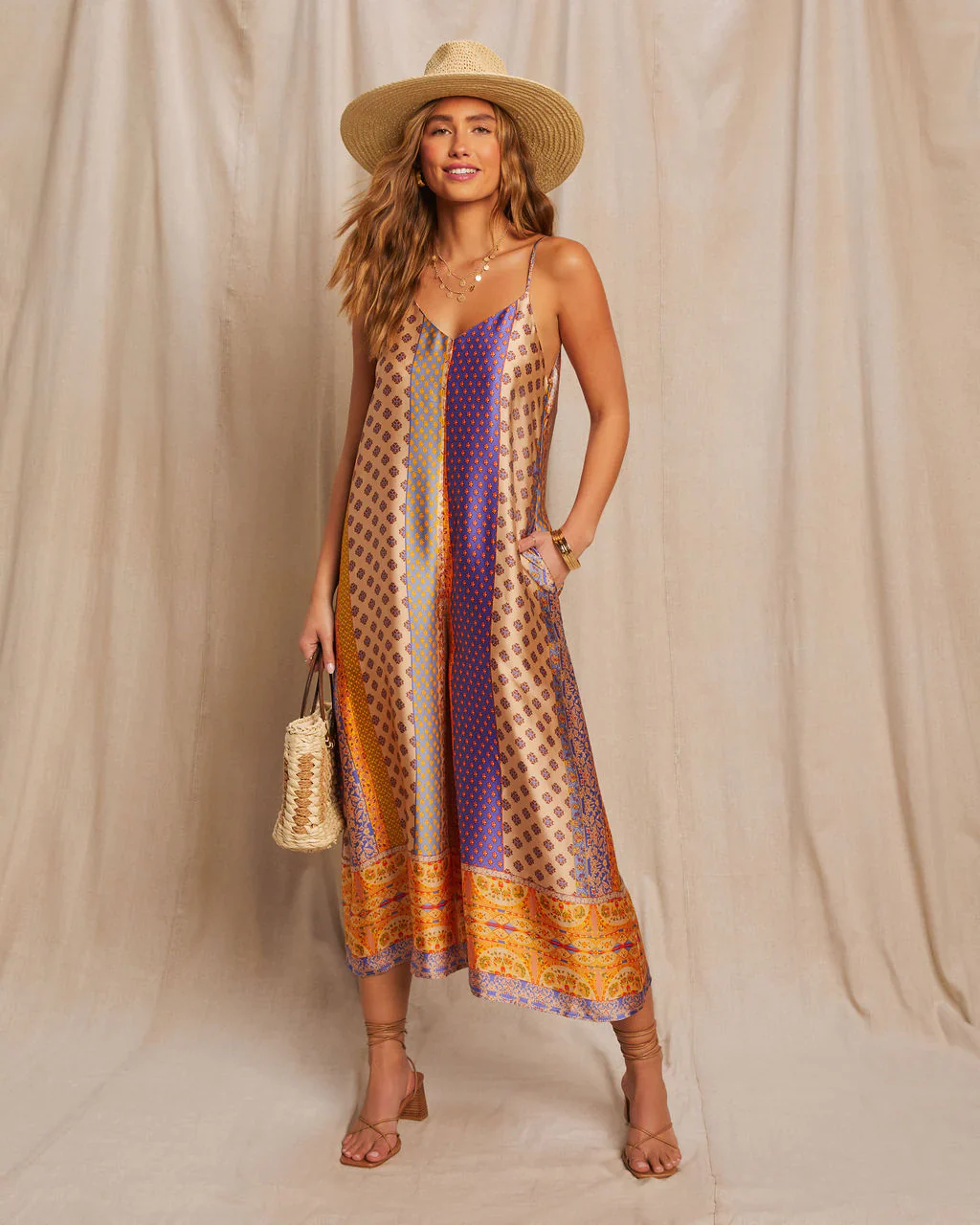 WFMD Boheme Lifestyle Silky Jumpsuit