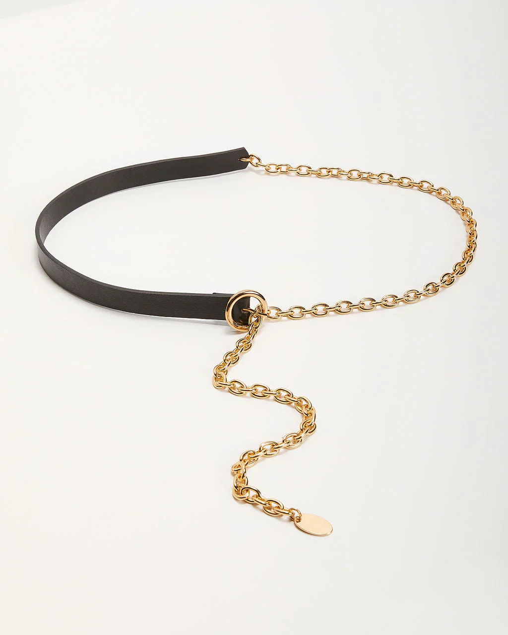 WFMD Fergie Half Chain Faux Leather Belt