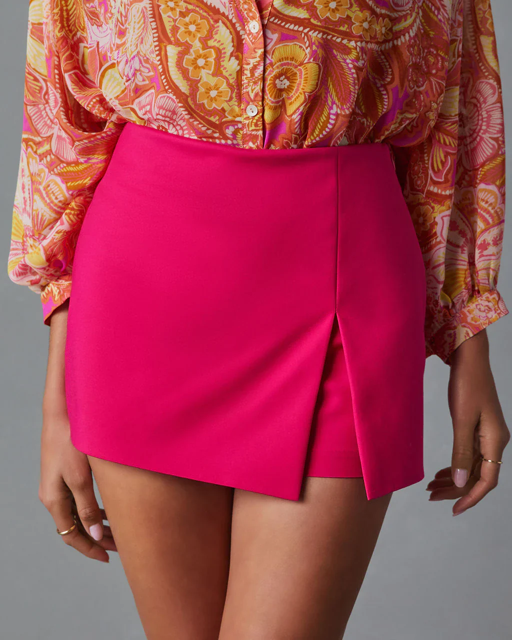 WFMD Blakely Front Slit Skort