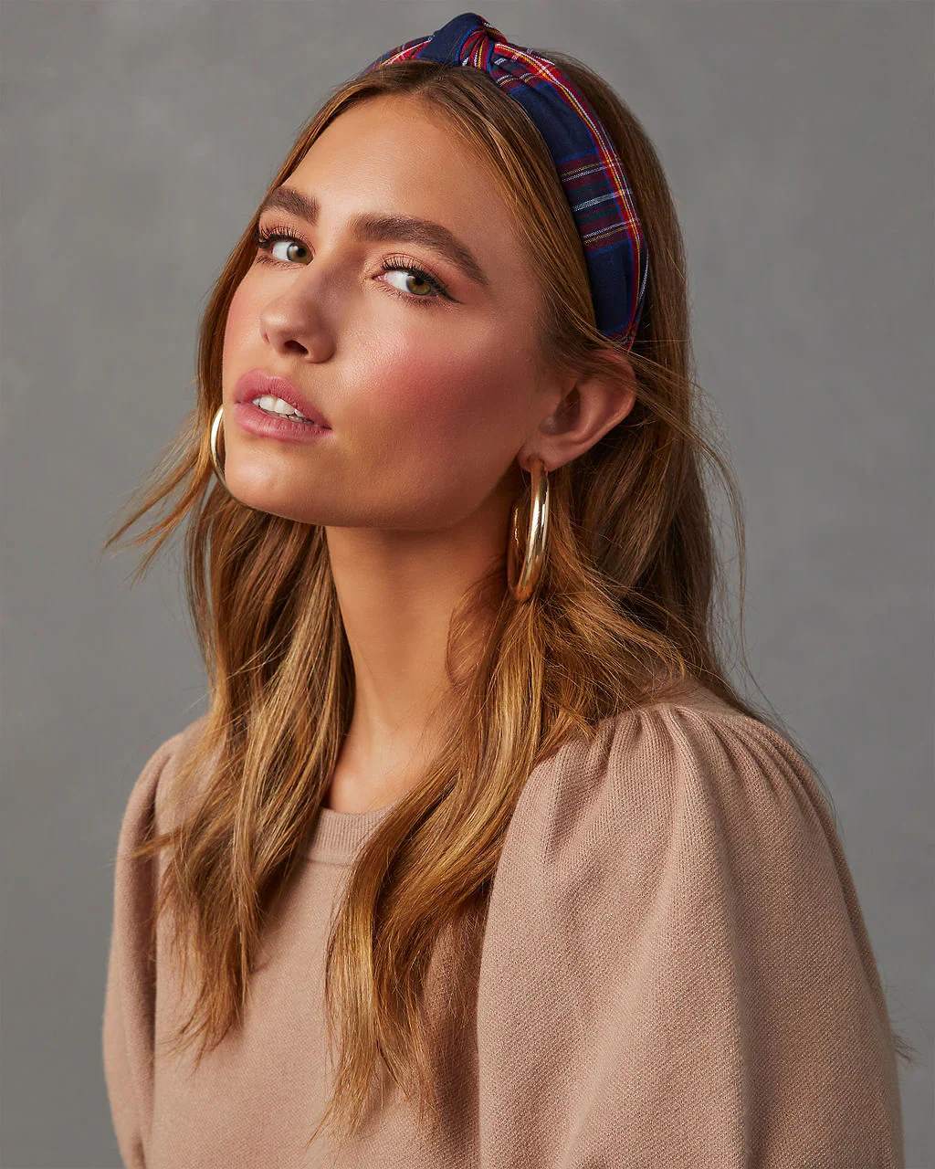 WFMD Traditions Plaid Twist Headband