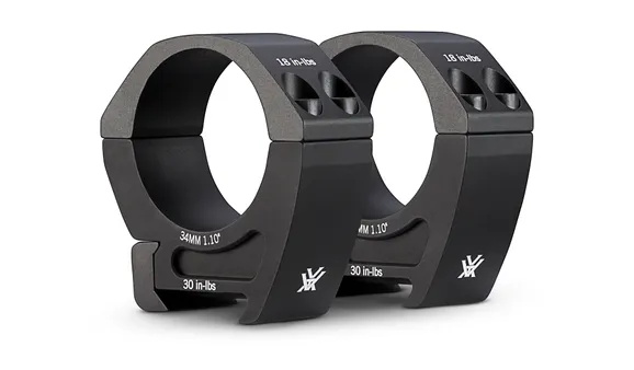 PRO RIFLESCOPE RINGS 34 MM