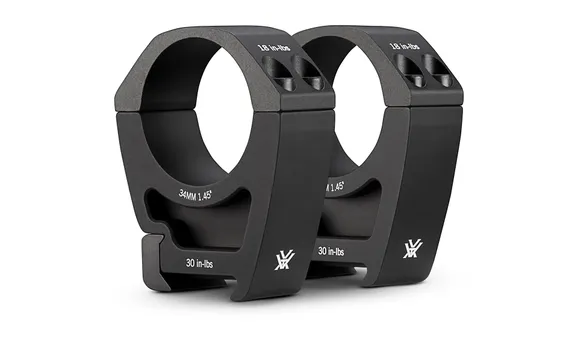 PRO RIFLESCOPE RINGS 34 MM