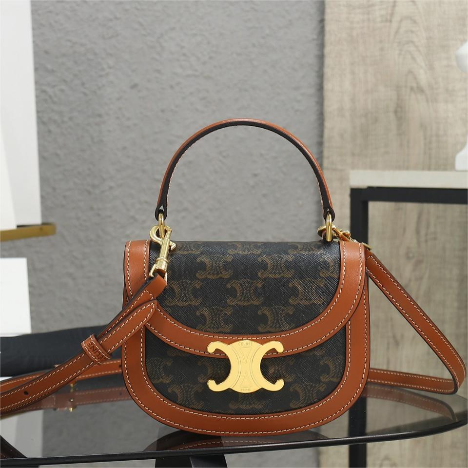 CELINE-Mini Besace-15.5cm