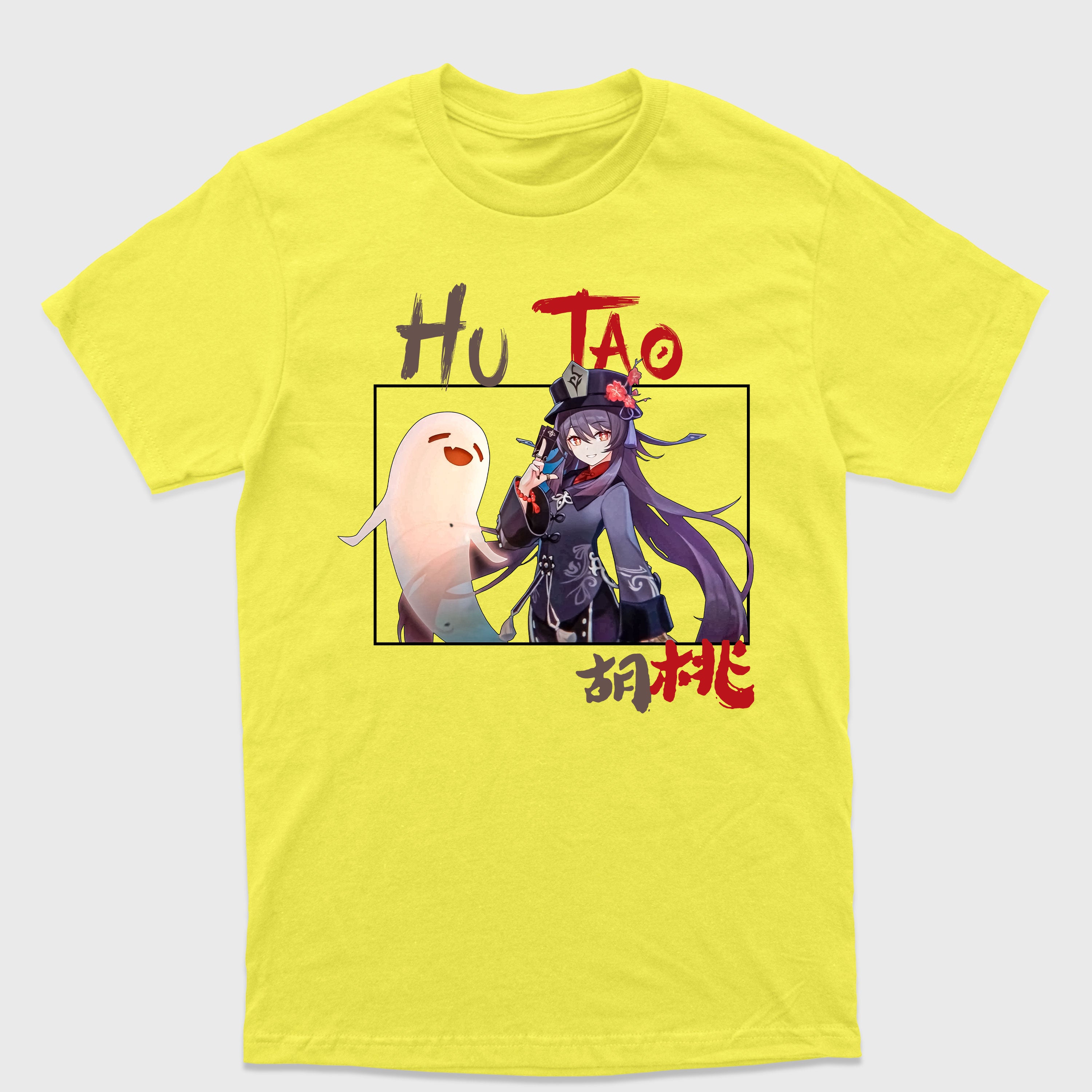 Camiseta Básica Genshin Impact Hu Tao Fantasma