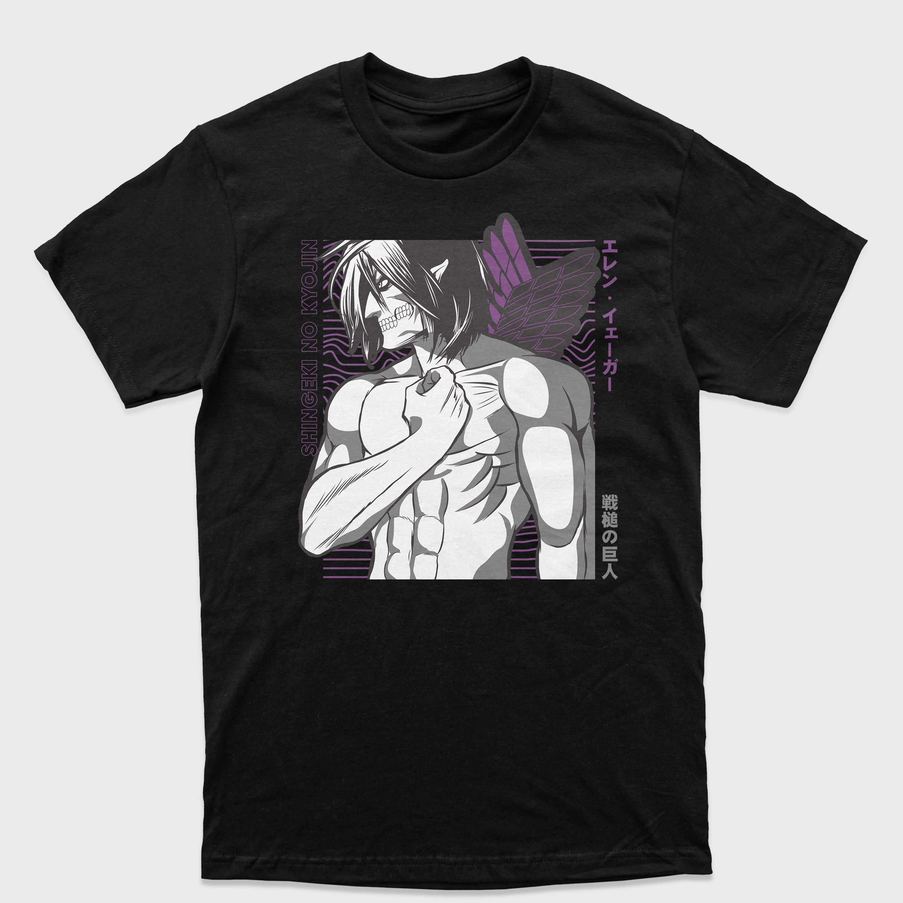 Camiseta Shingeki No Kyojin Eren Attack On Titan