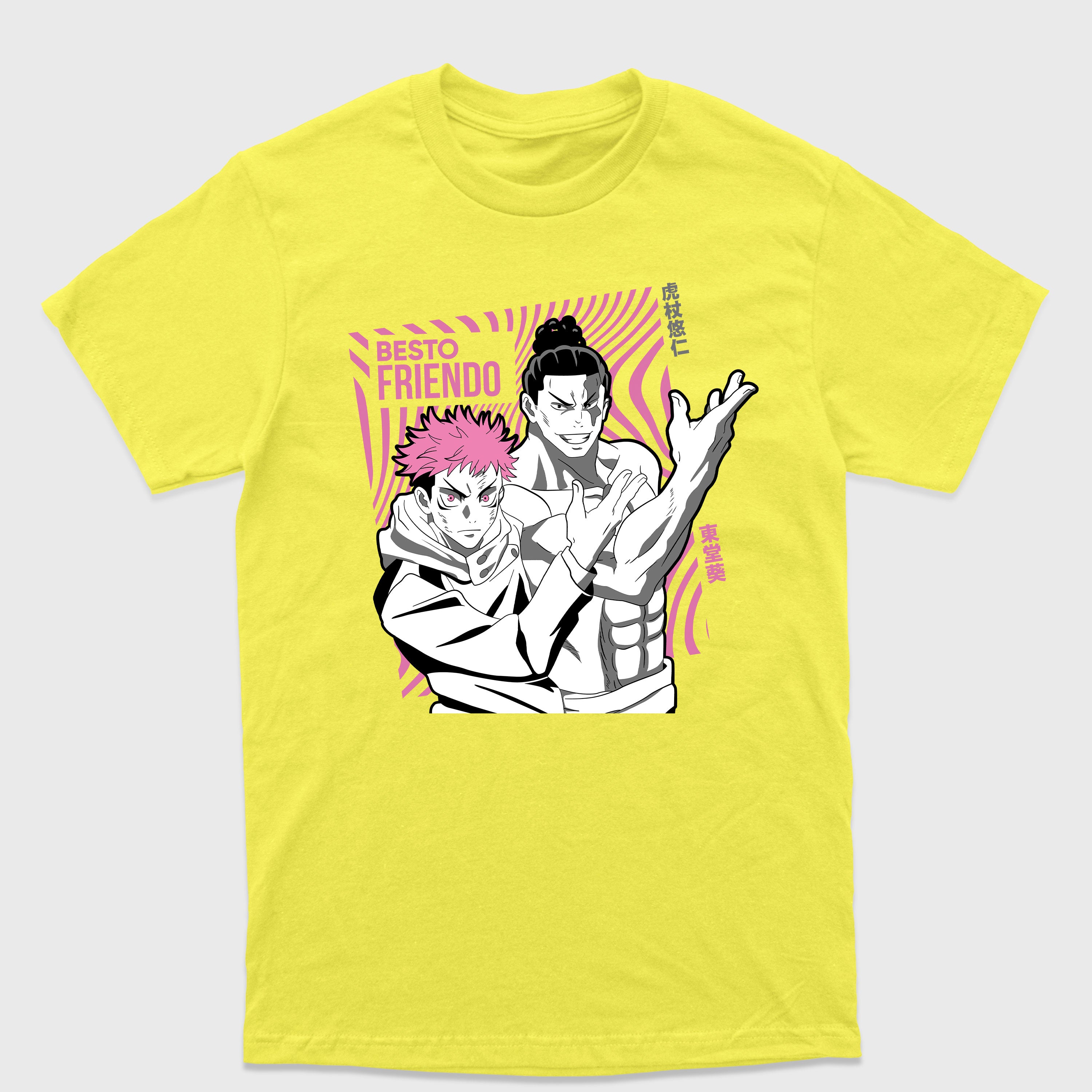 Camiseta Básica Yuji e Todo Best Friendo Jujutsu Kaisen