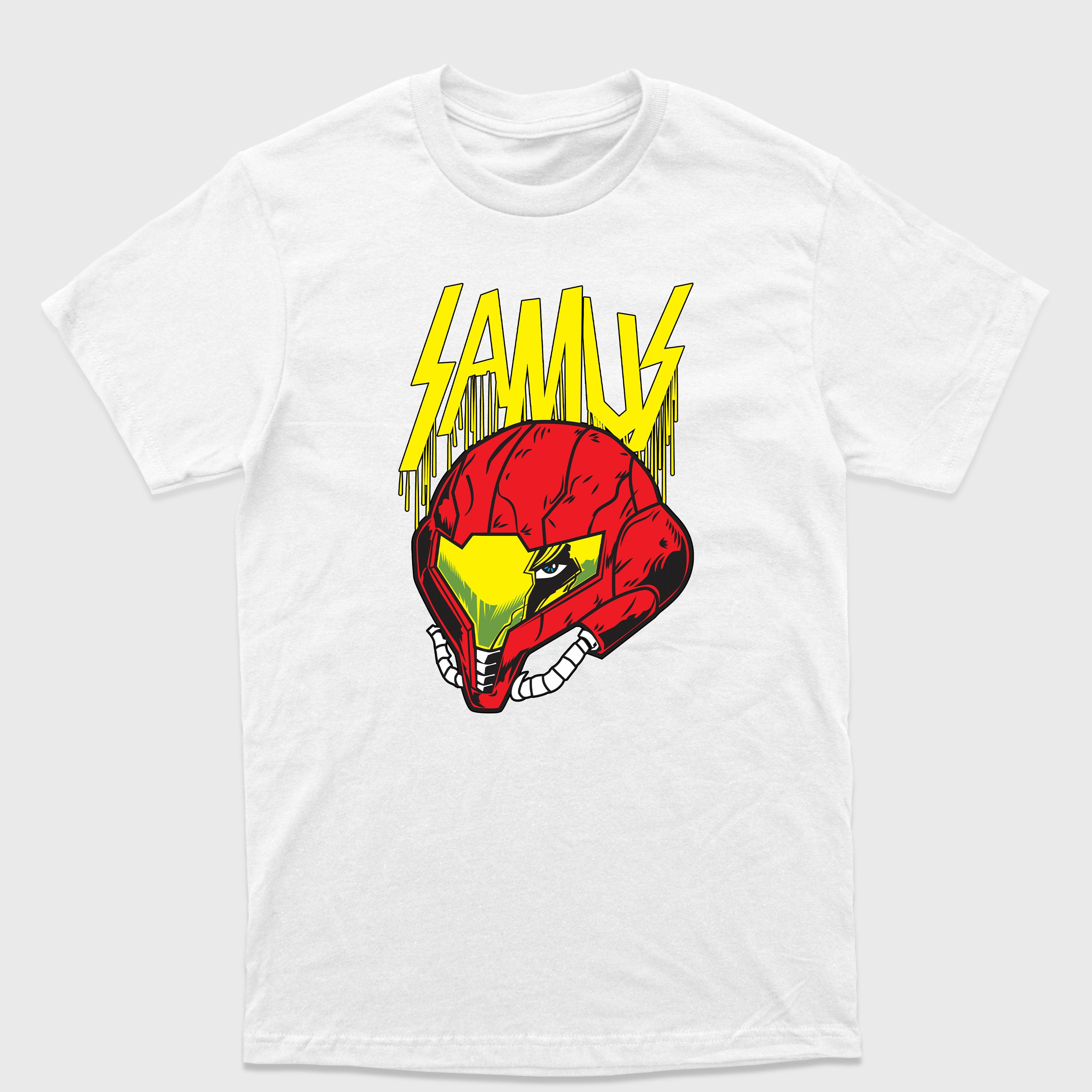 Camiseta Básica Samus Metroid Game