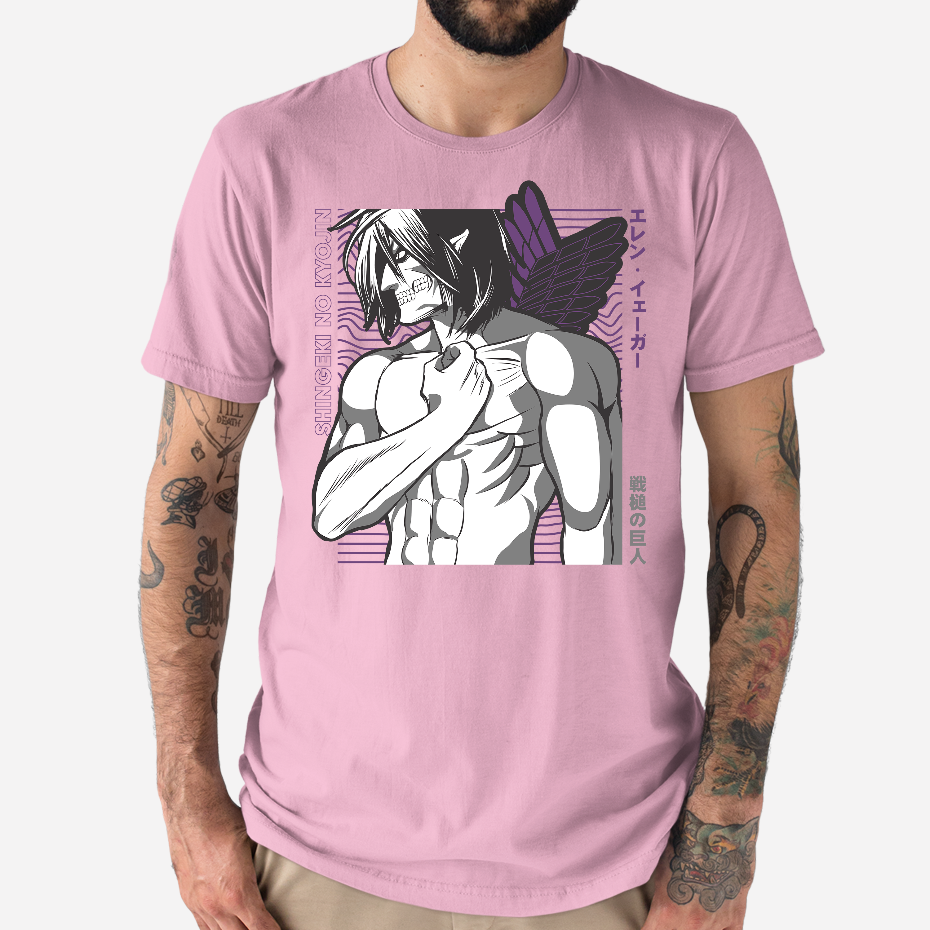 Camiseta Shingeki No Kyojin Eren Attack On Titan