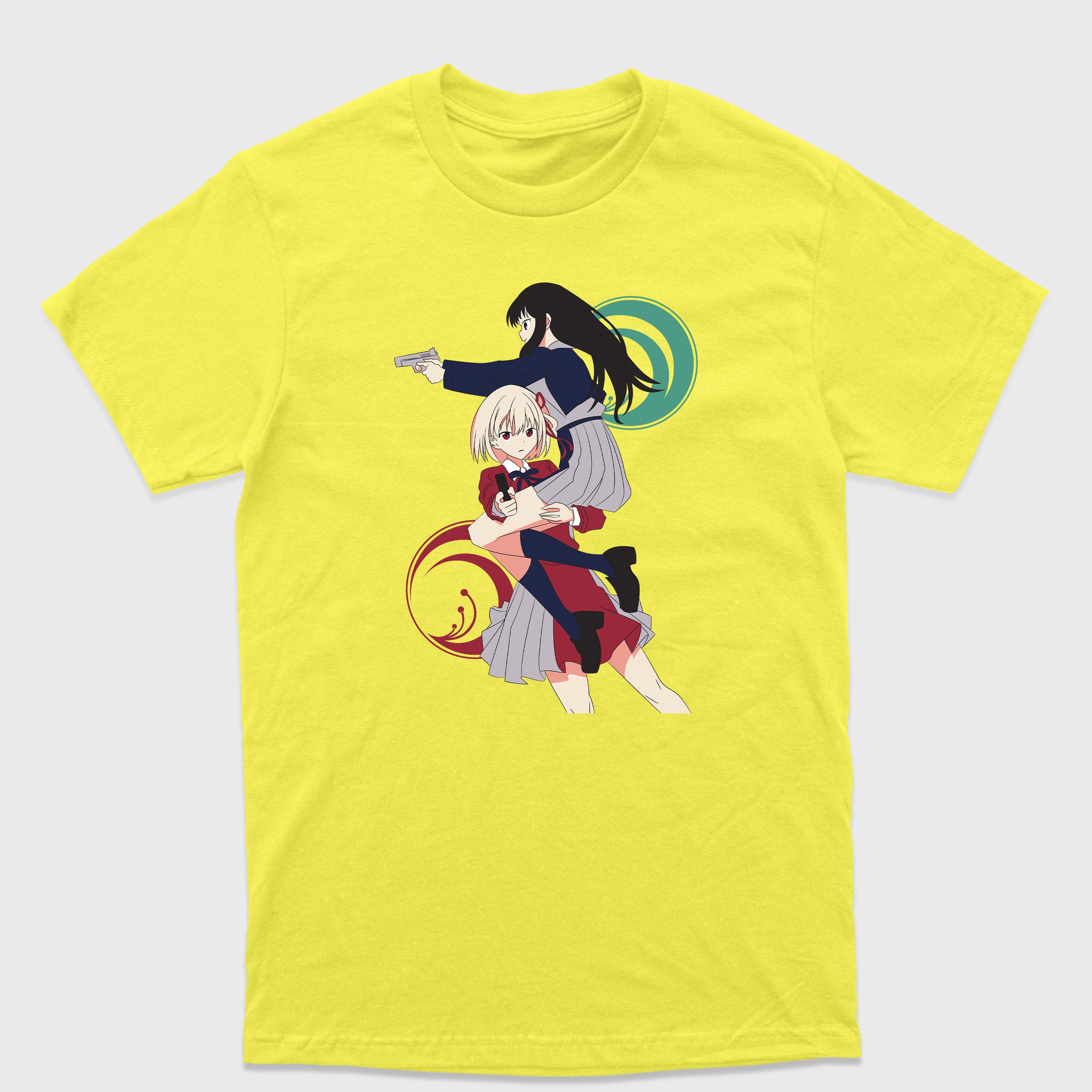 Camiseta Básica Inoue e Chisato Lycoris Recoil