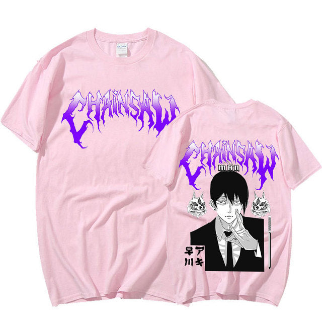 Camiseta Básica Aki Hayakawa Chainsaw Man