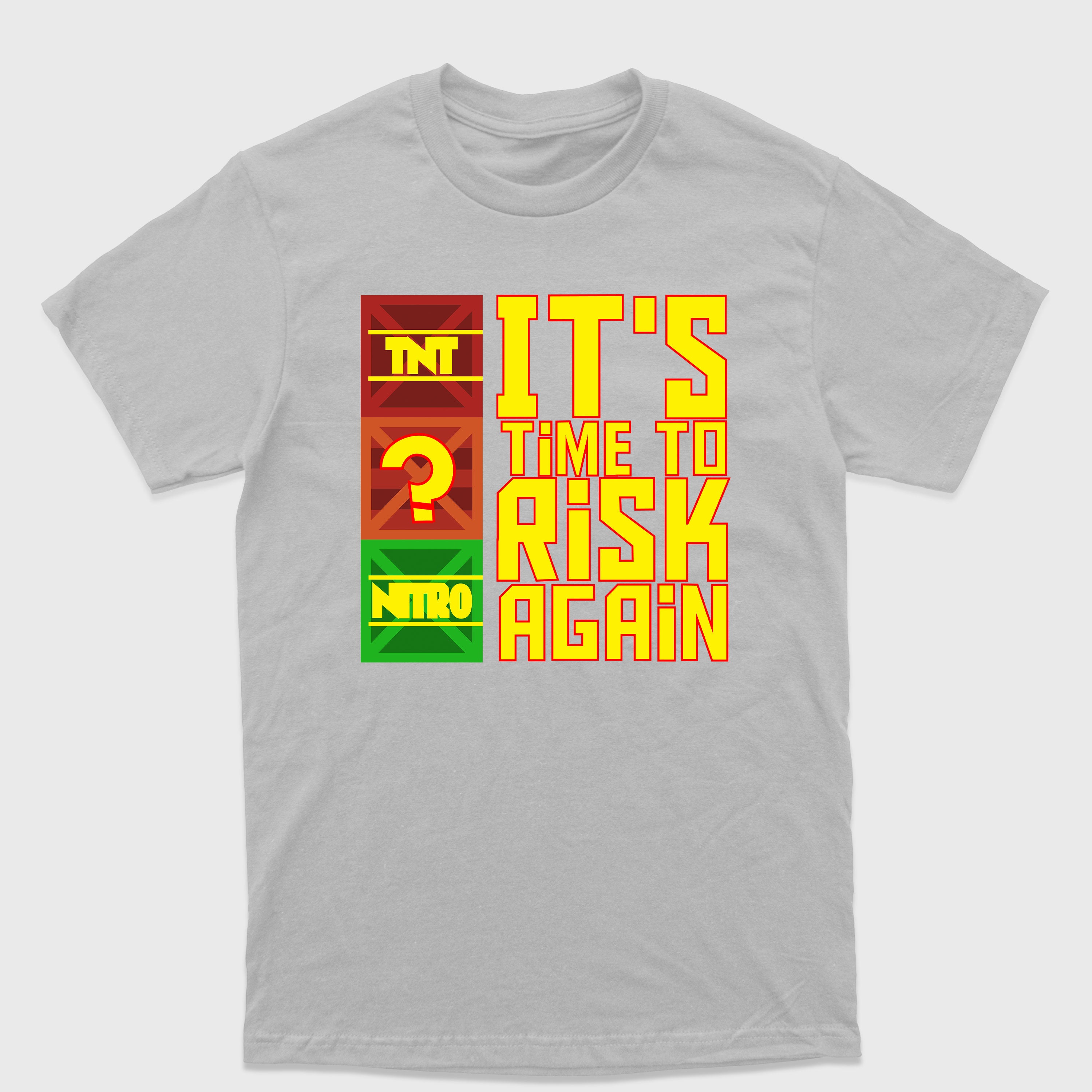 Camiseta Básica It's Time to Risk Again Crash