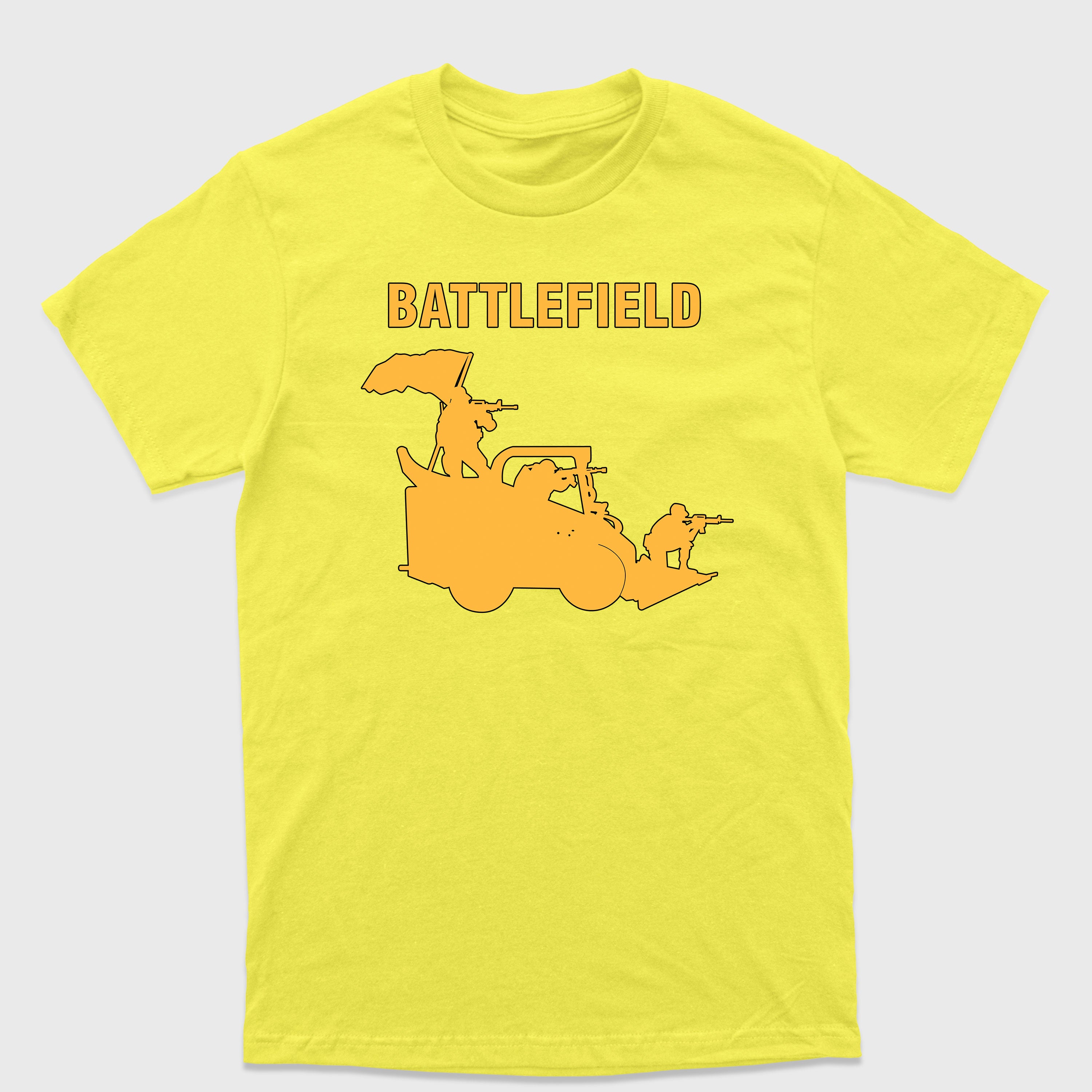 Camiseta Básica Battlefield War Car