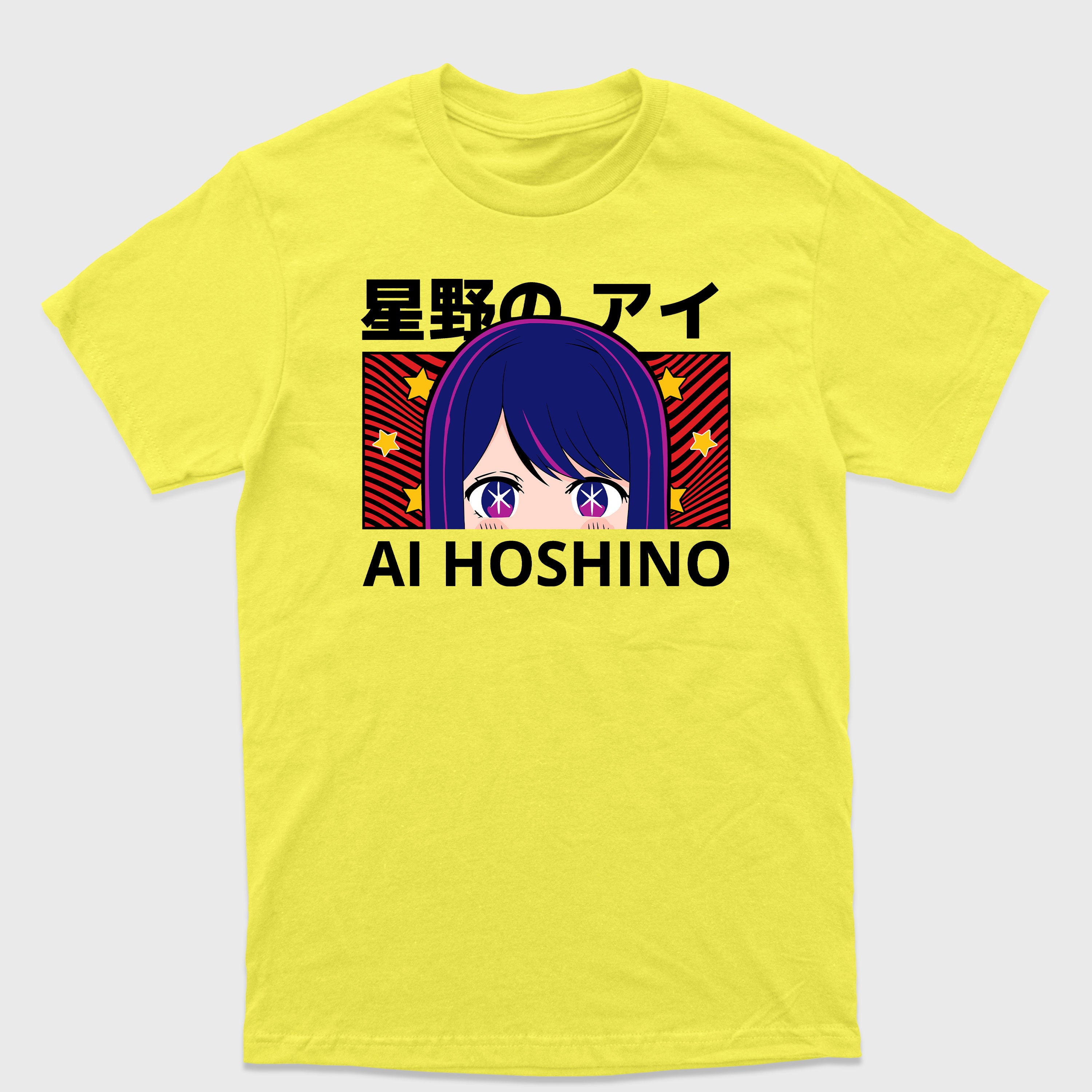 Camiseta Básica Hoshino Ai Cute Chibi Face