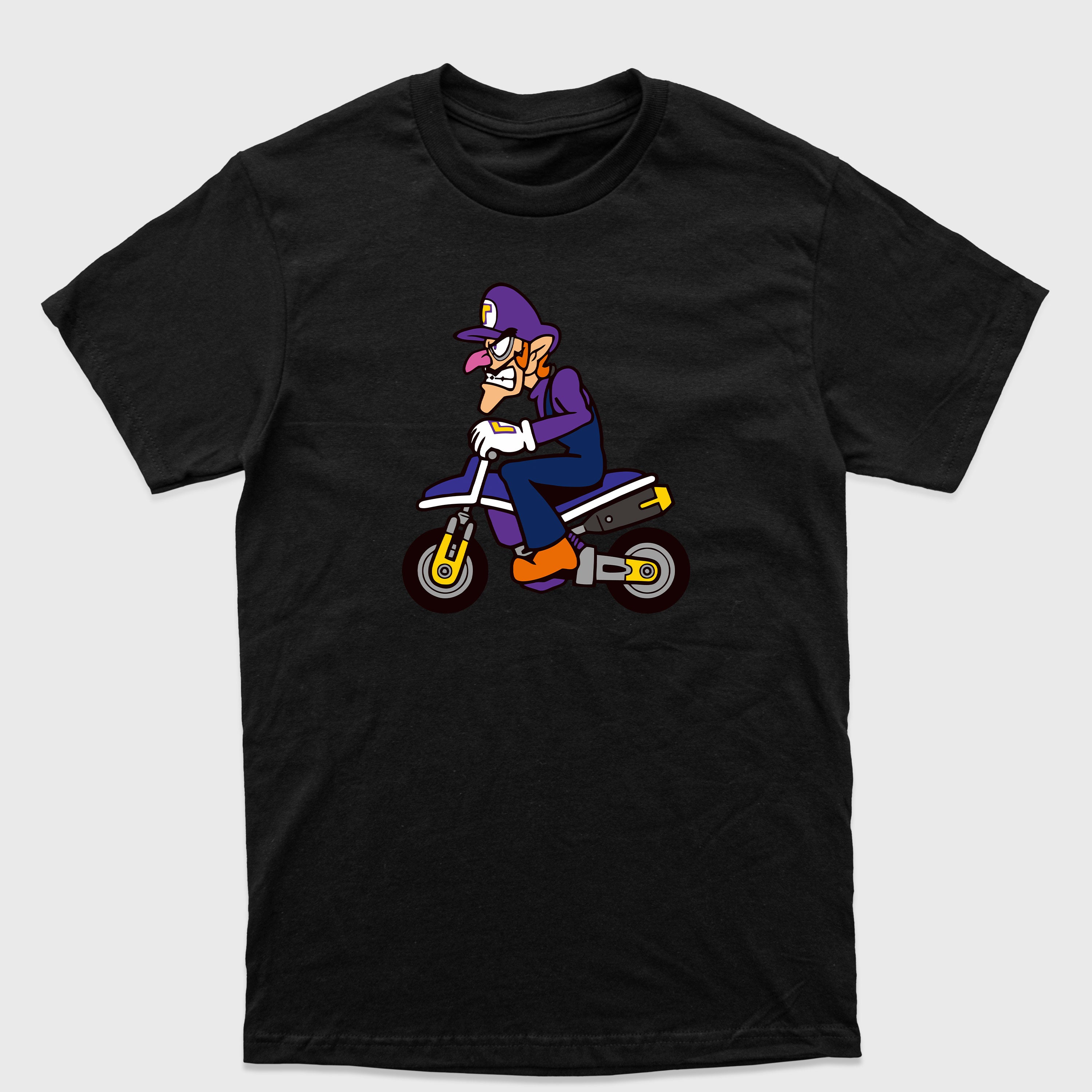 Camiseta Básica Mario Kart - Waluigi